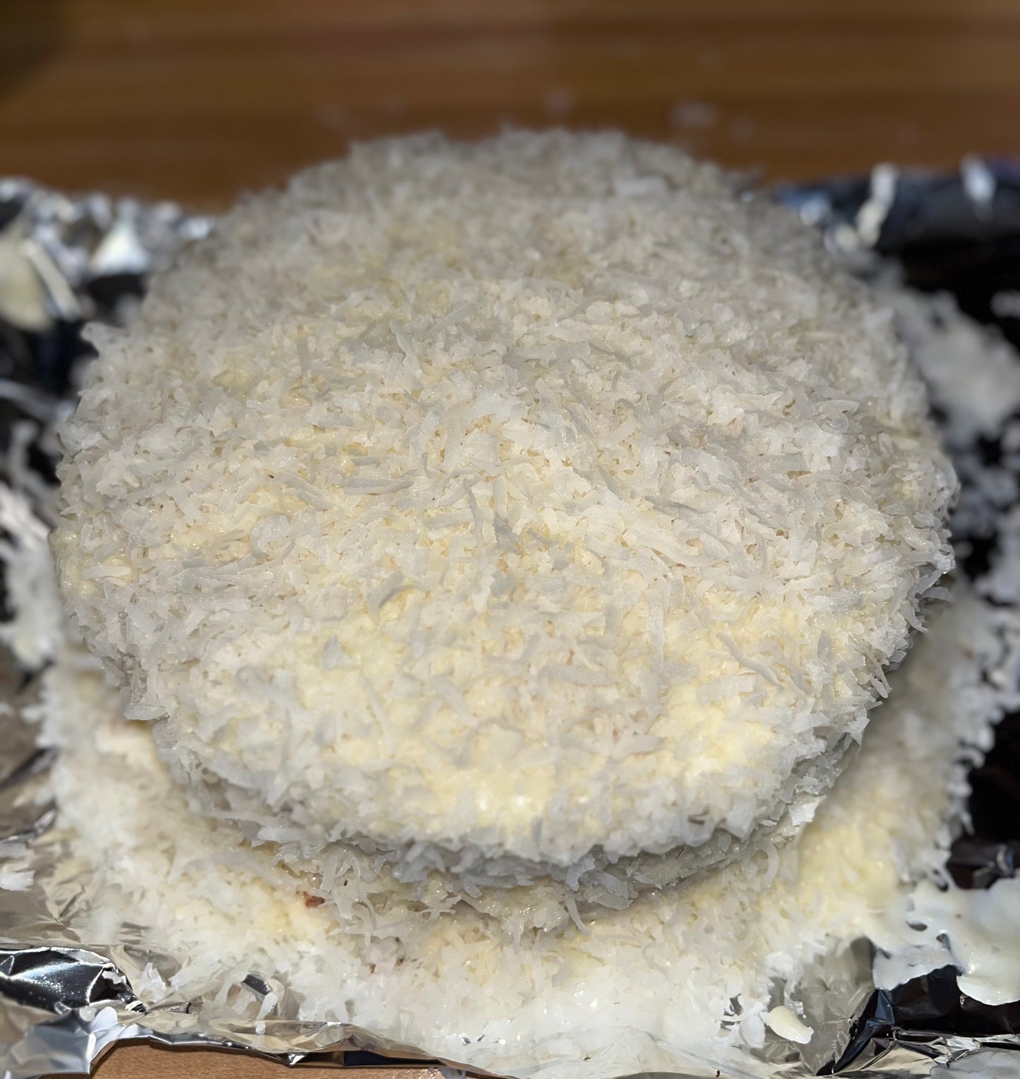 Cream Cheese Coconut Cake