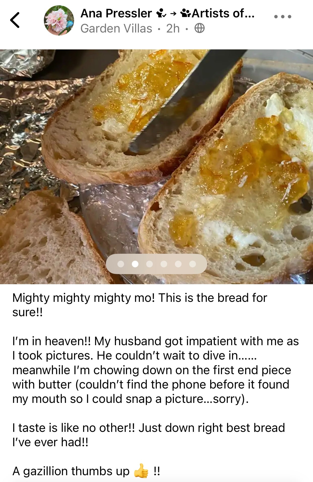 White Artisan Bread